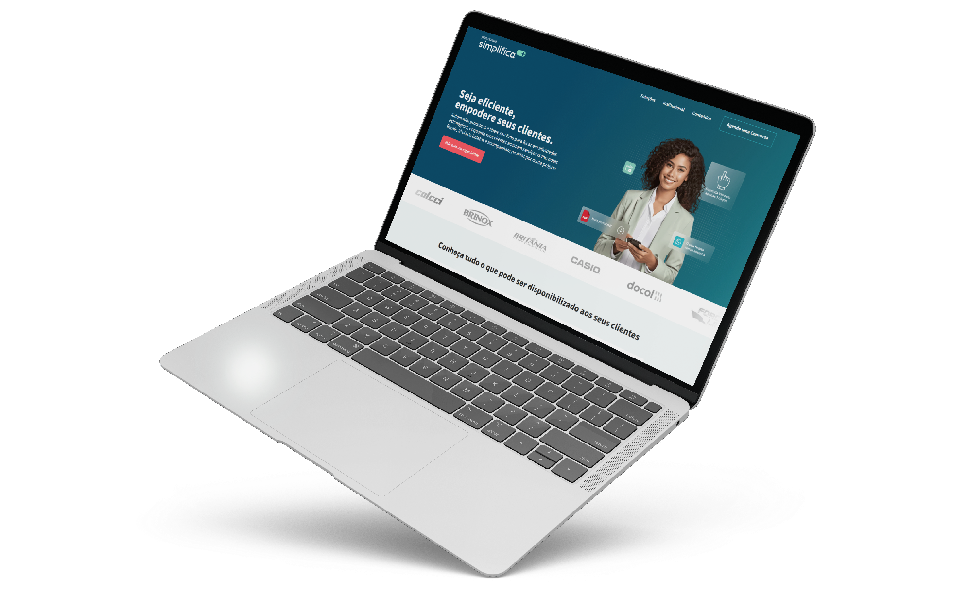 Imagem da plataforma Simplifica+